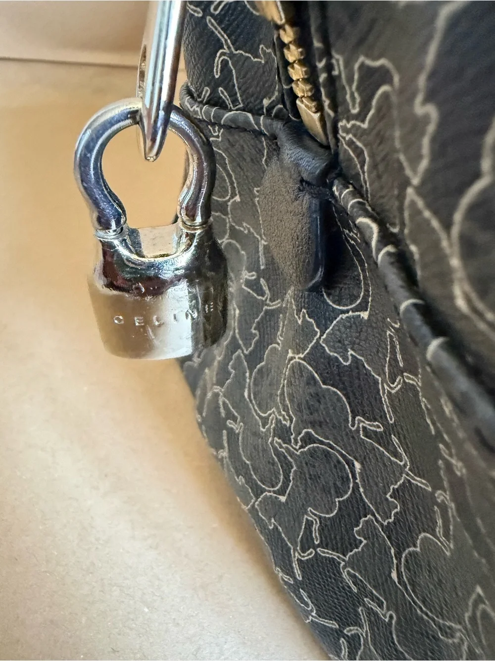 Celine Coated Canvas Speedy Bag